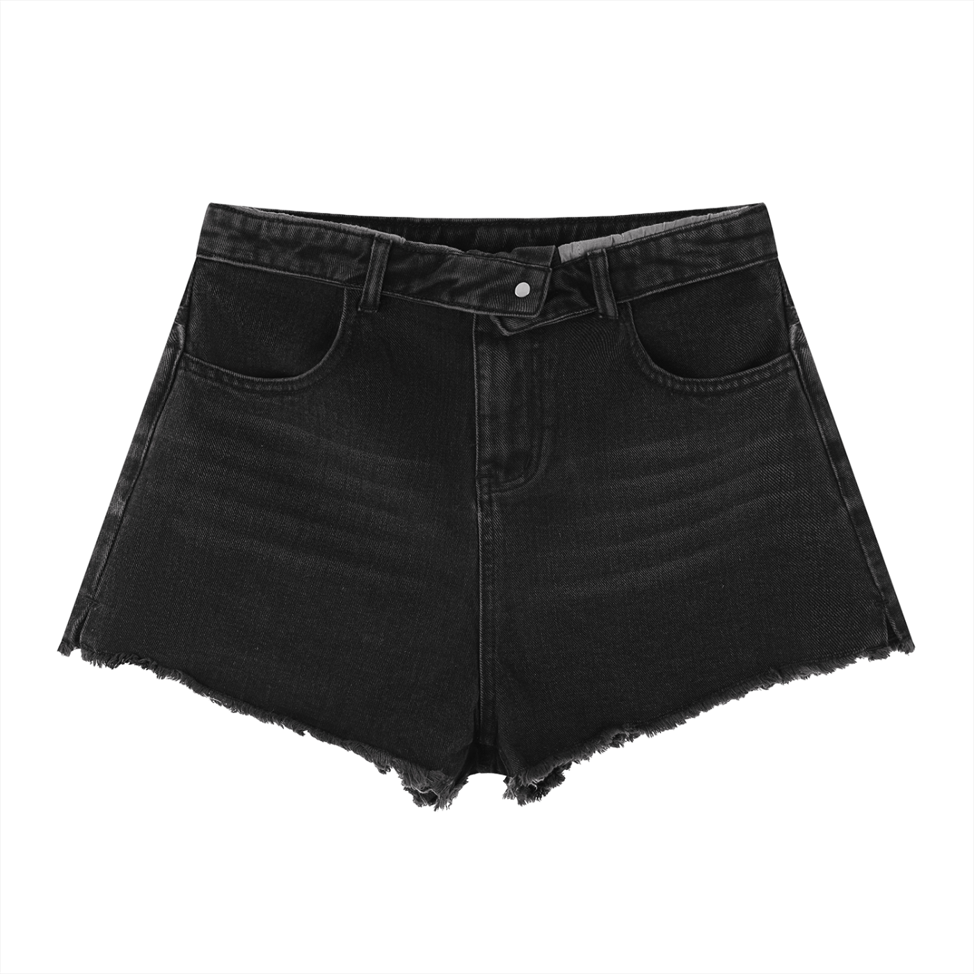 LUVERA -  HIGH RISE DENIM SHORTS