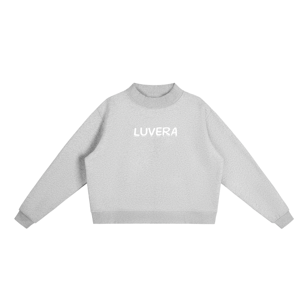 LUVERA - ESSENTIAL MOCK-NECK SWEATER
