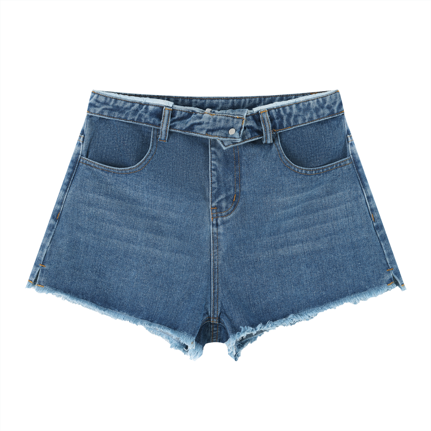 LUVERA -  HIGH RISE DENIM SHORTS