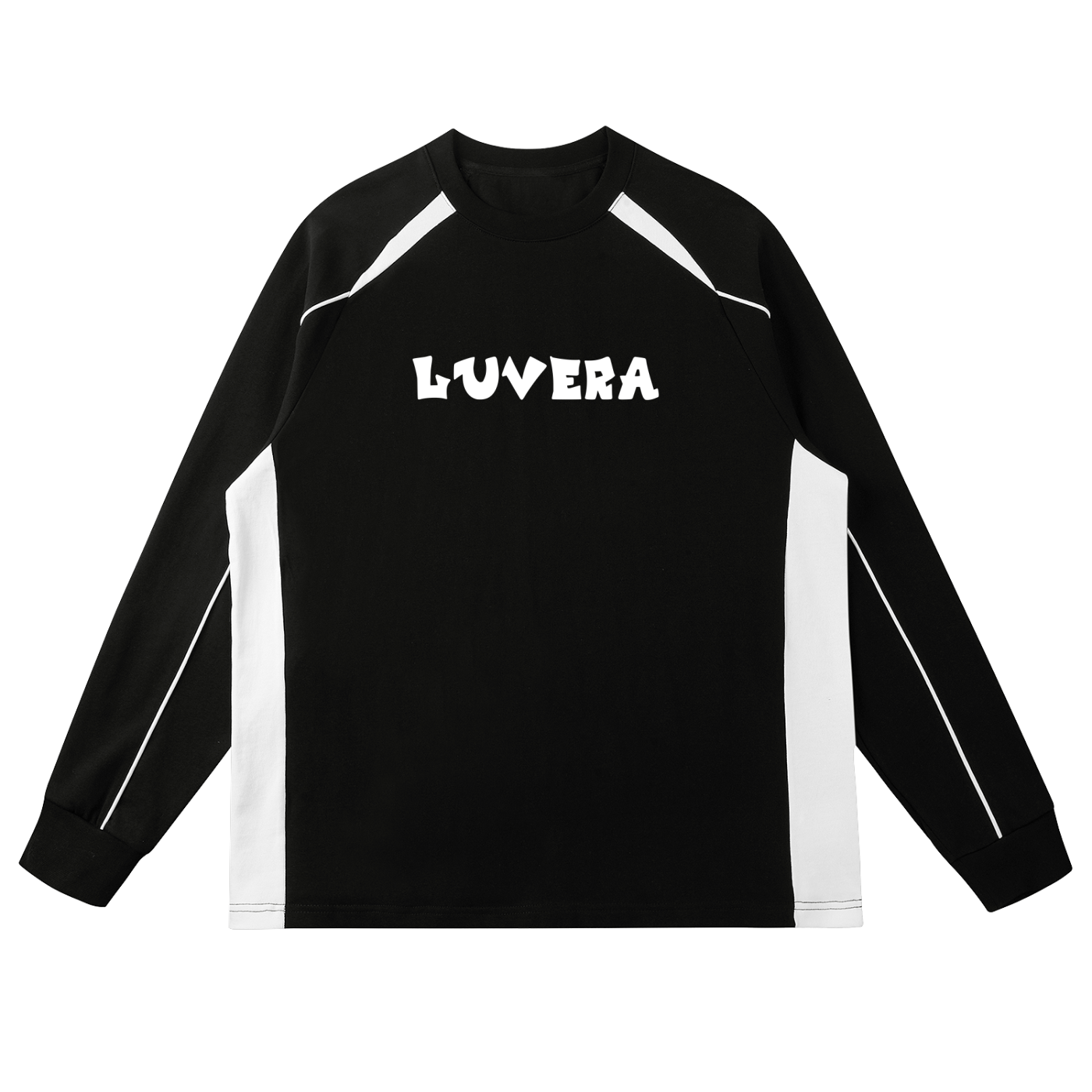 LUVERA - CONTRAST PANEL SWEATER