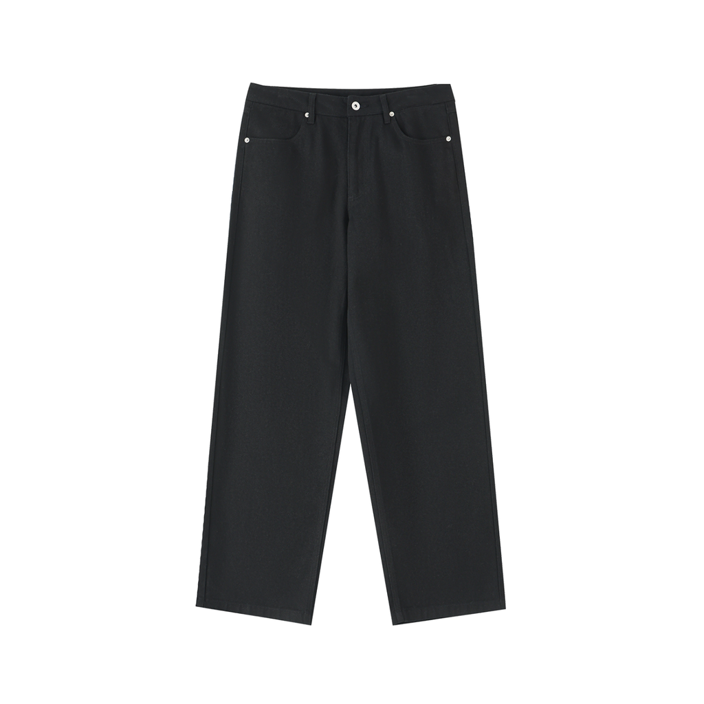 LUVERA - COTTON STRAIGHT TROUSERS