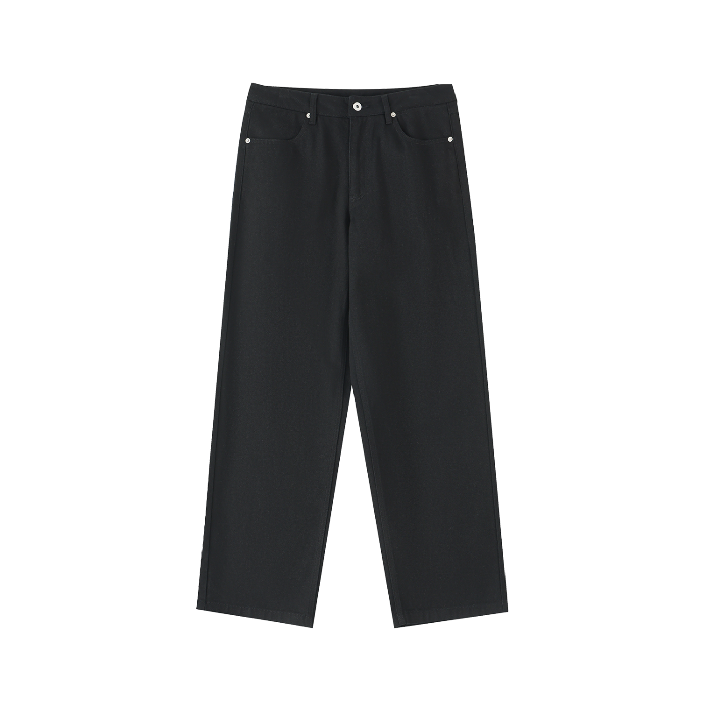 LUVERA - COTTON STRAIGHT TROUSERS
