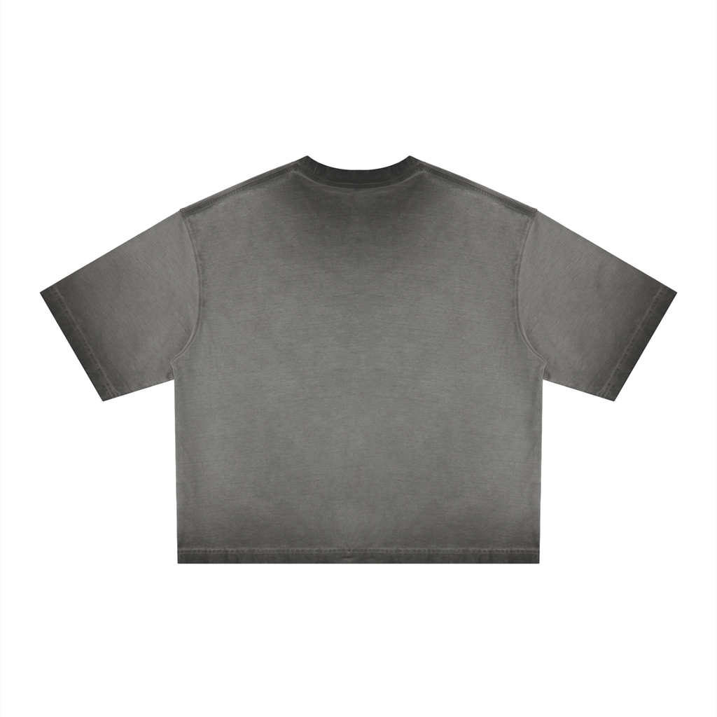 LUVERA - REVERSE DYED BOXY TEE
