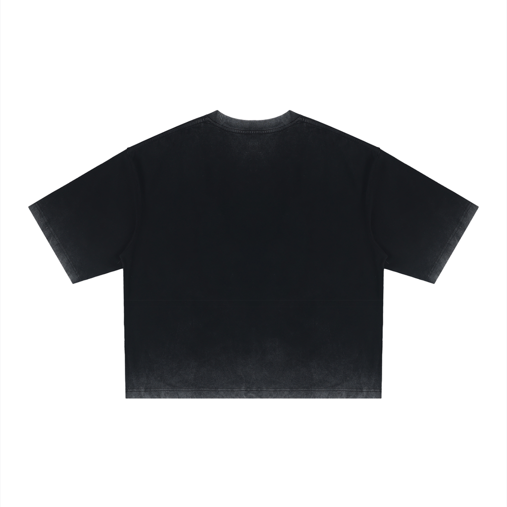 LUVERA - REVERSE DYED BOXY TEE