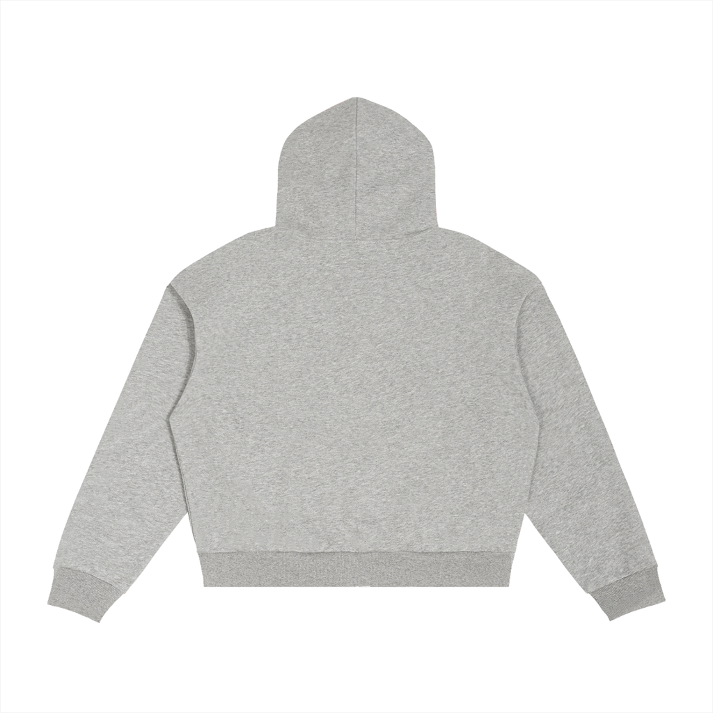 LUVERA - PLAID BOXY HOODIE