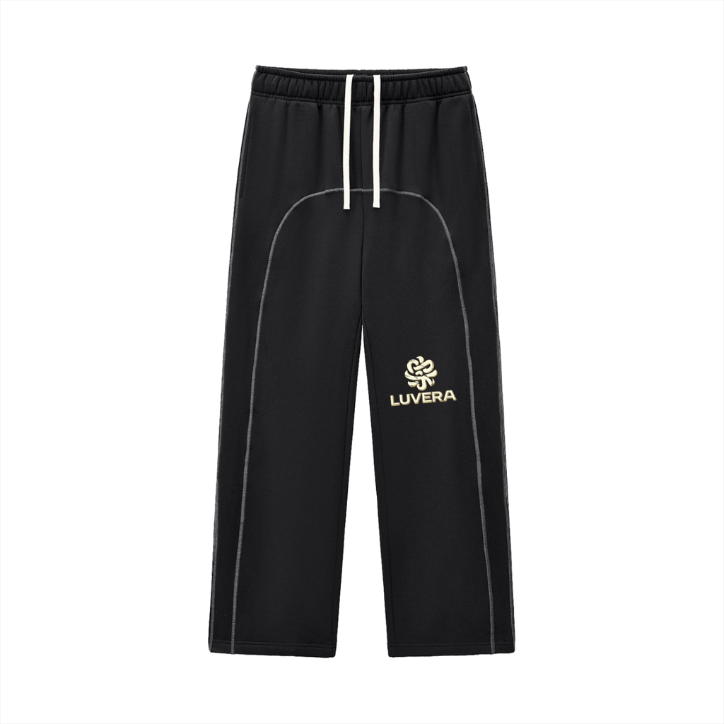 LUVERA - CONTRAST FLEECE JOGGERS