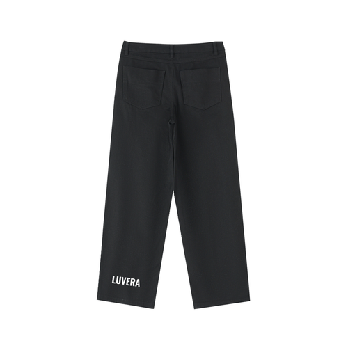 LUVERA - COTTON STRAIGHT TROUSERS