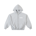 LUVERA - CONTRAST BOXY ZIP HOODIE