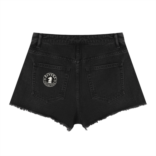 LUVERA -  HIGH RISE DENIM SHORTS