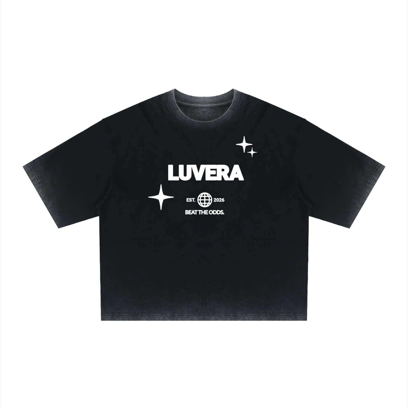 LUVERA - REVERSE DYED BOXY TEE