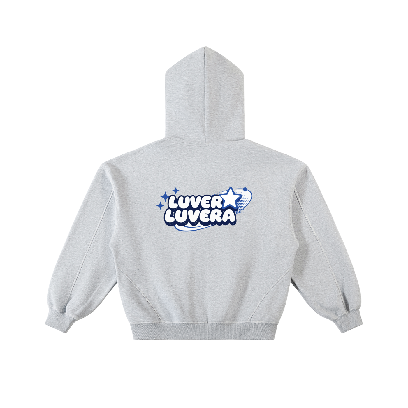 LUVERA - CONTRAST BOXY ZIP HOODIE