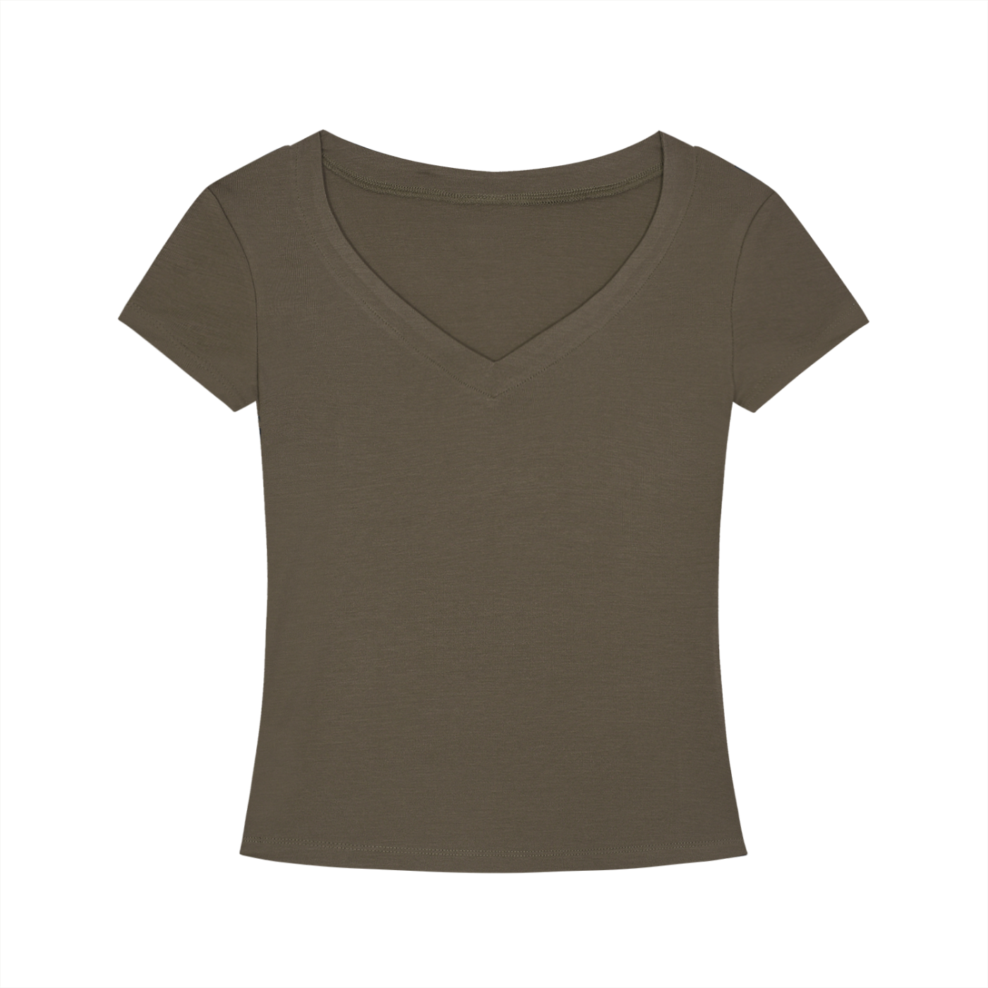 LUVERA - TENCEL V-NECK T-SHIRT