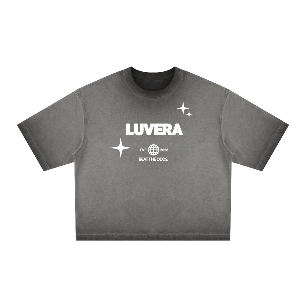 LUVERA - REVERSE DYED BOXY TEE