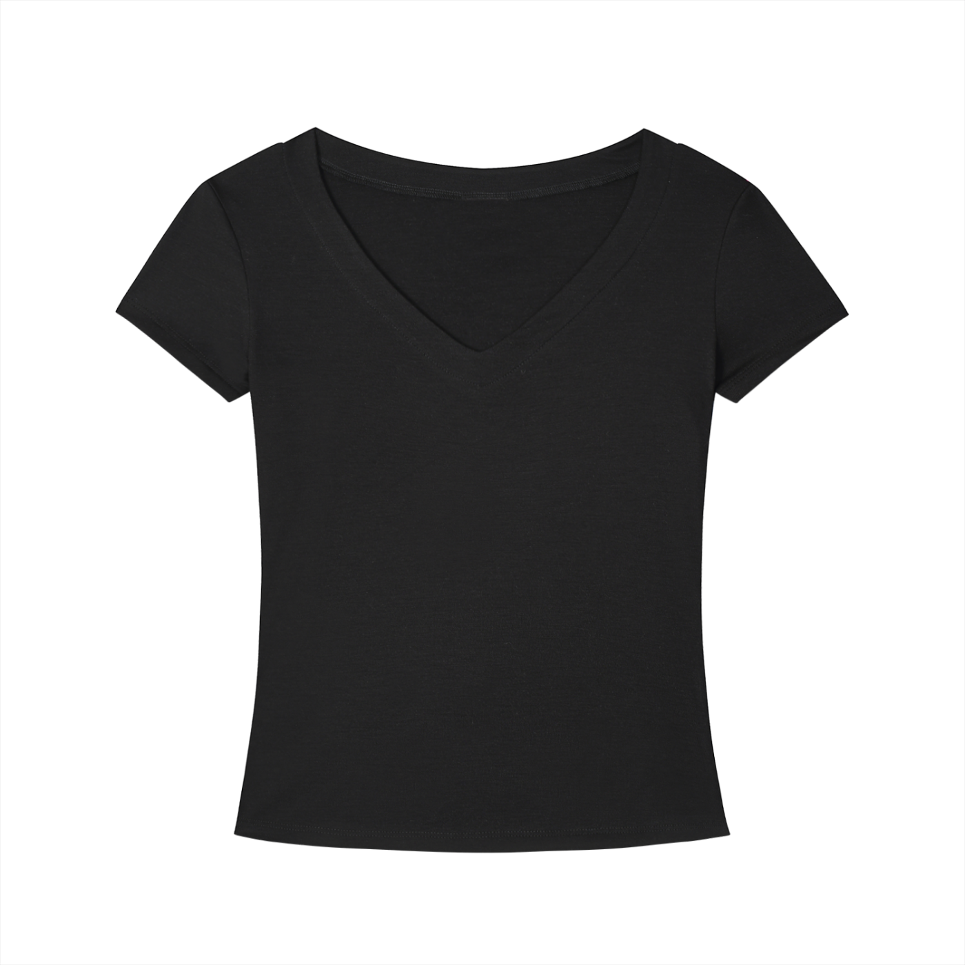 LUVERA - TENCEL V-NECK T-SHIRT