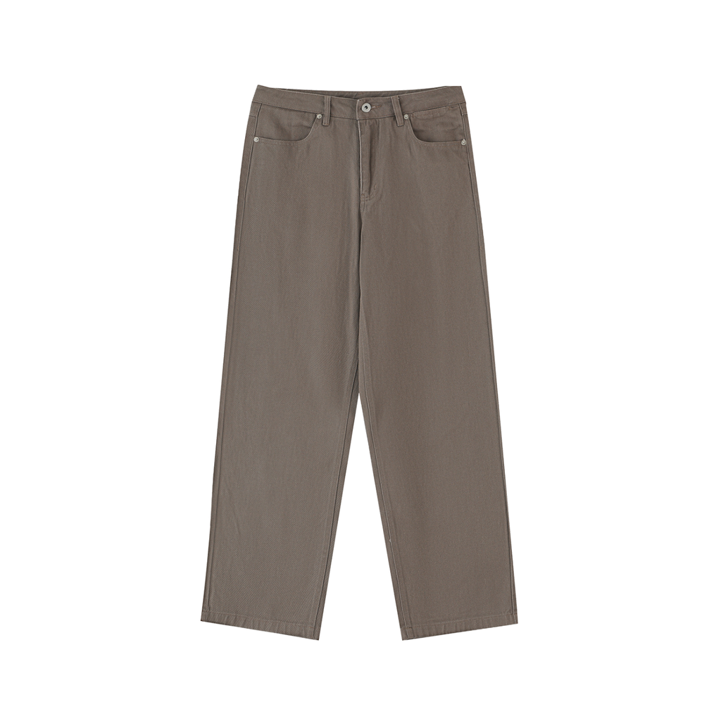 LUVERA - COTTON STRAIGHT TROUSERS